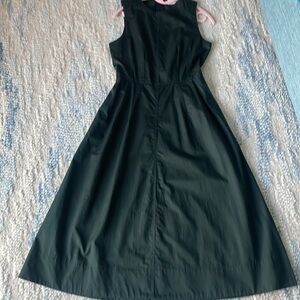 Olive green 100% cotton dress from Toast.